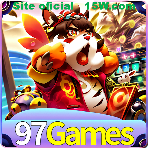 Imagem promocional da 97Games mostrando a plataforma e suas vantagens